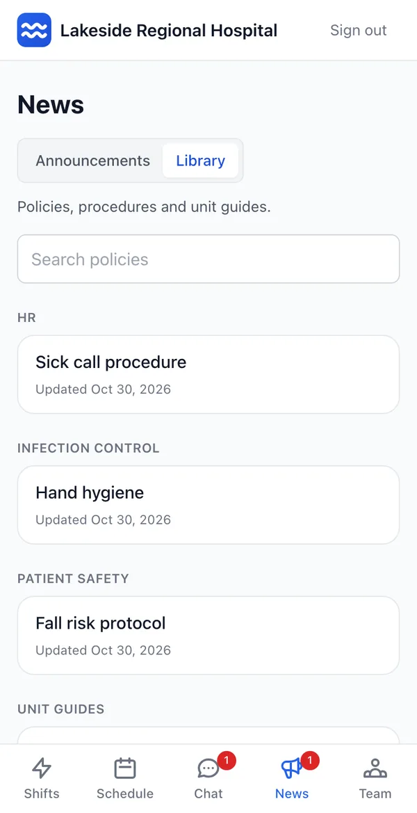 Policies people can find at 3am